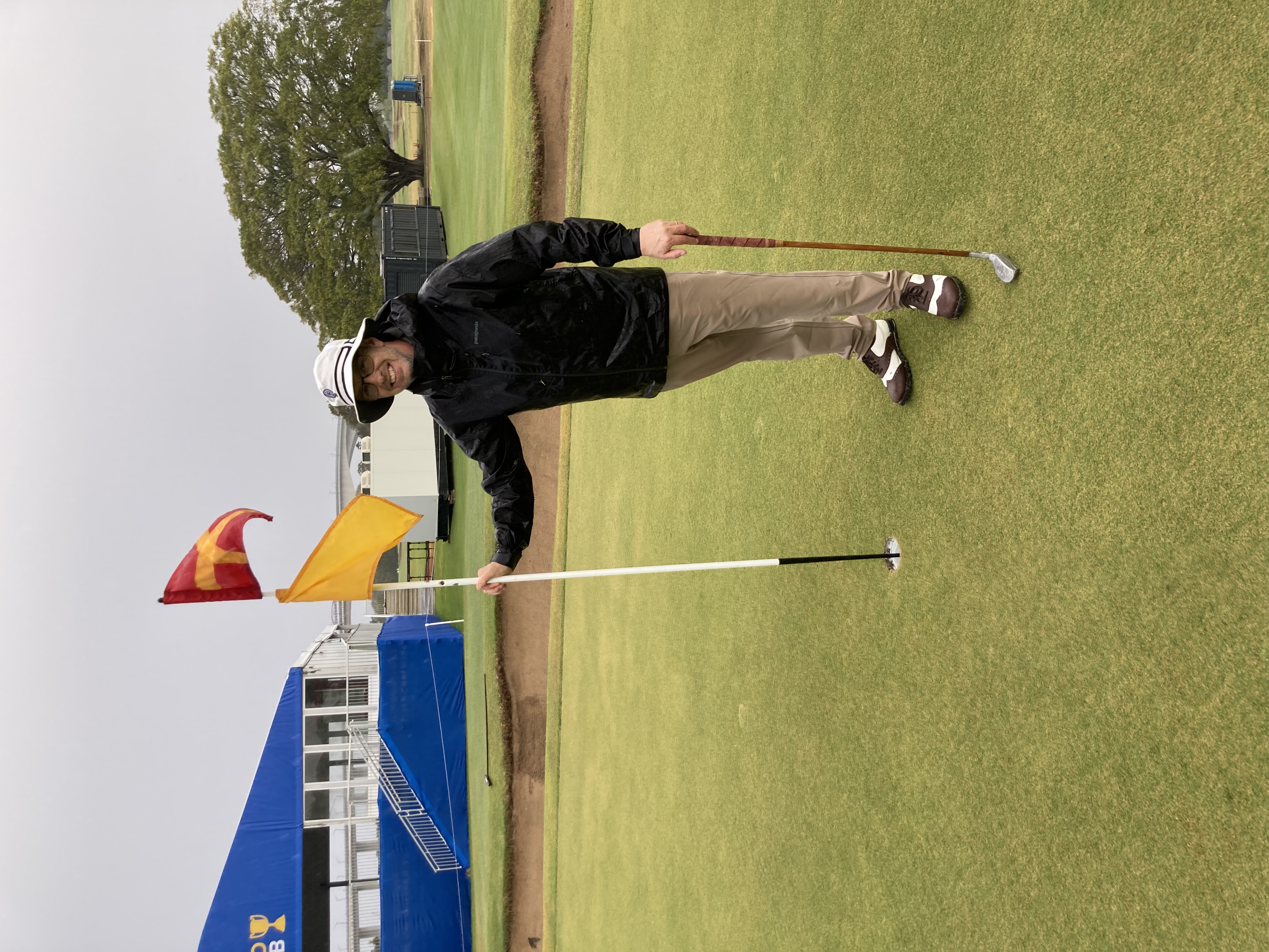 Richard Gamham on the last