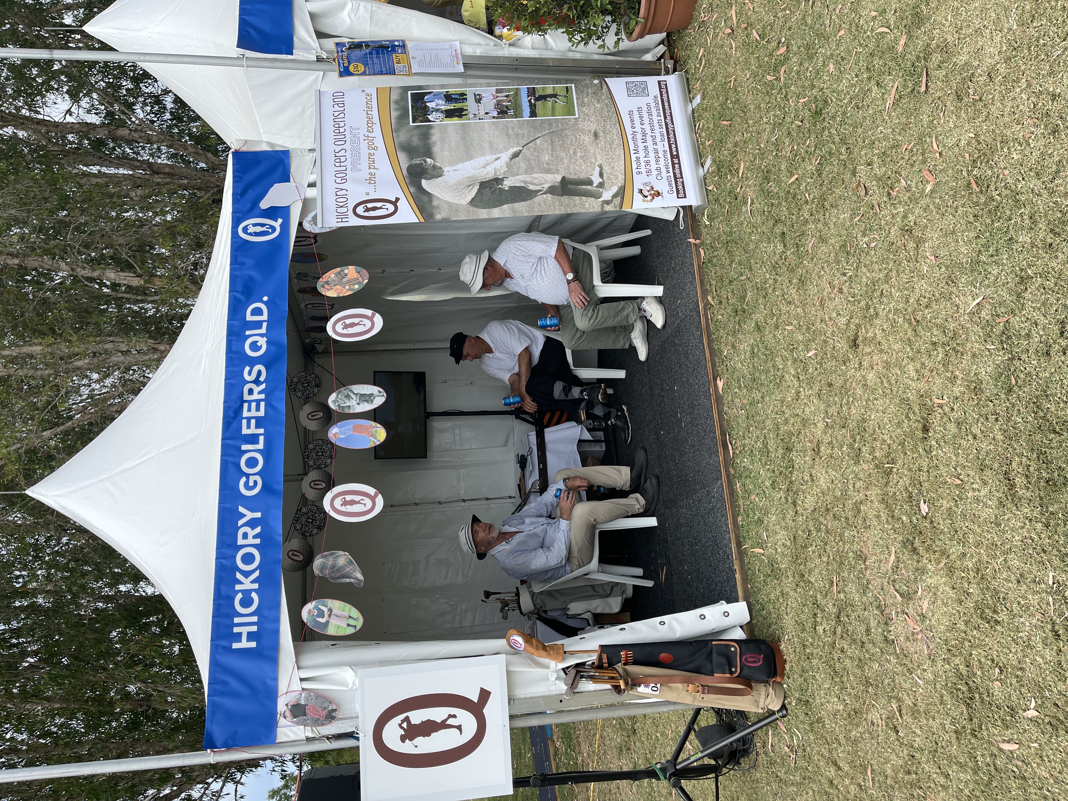 Our tent at the PGA Championship